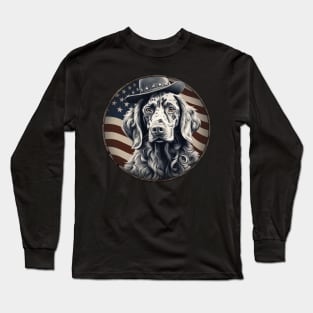 Patriotic English Setter Long Sleeve T-Shirt